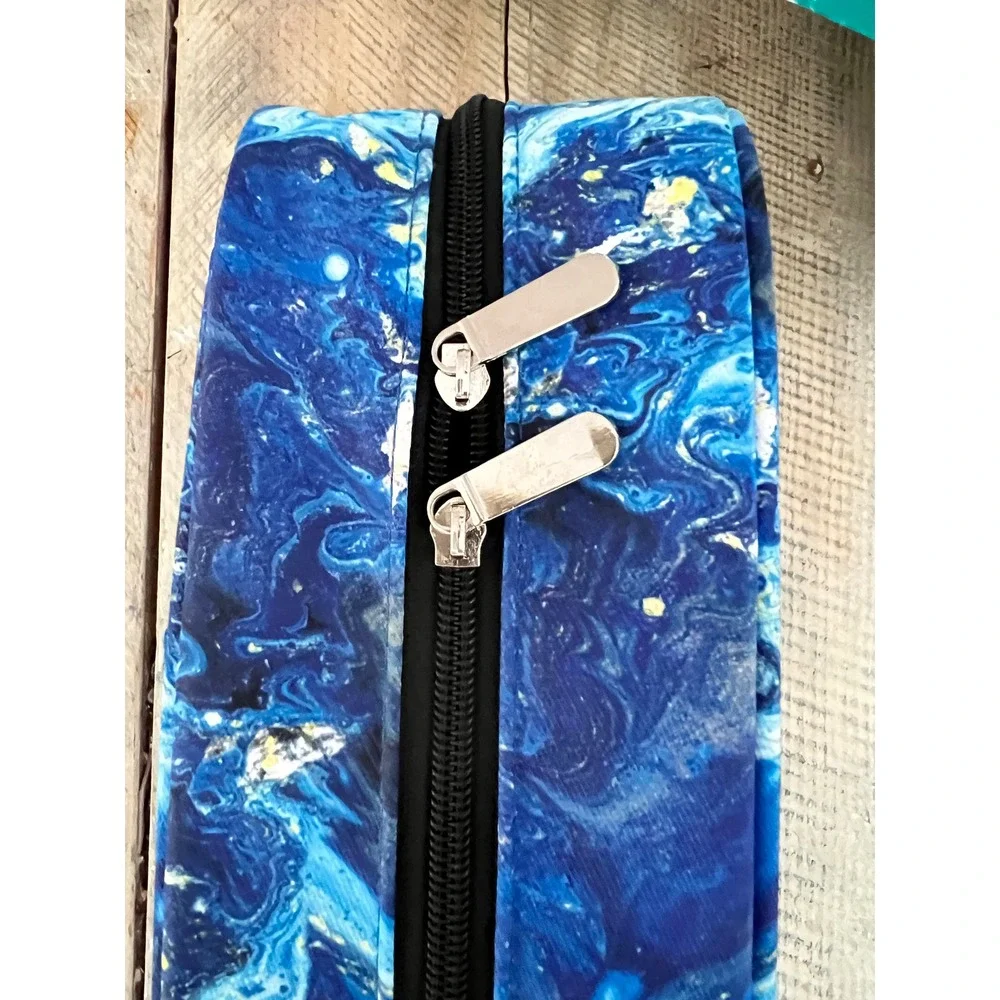 Starry Night Large Capacity Pencil Case Organizer with Assorted Working Markers